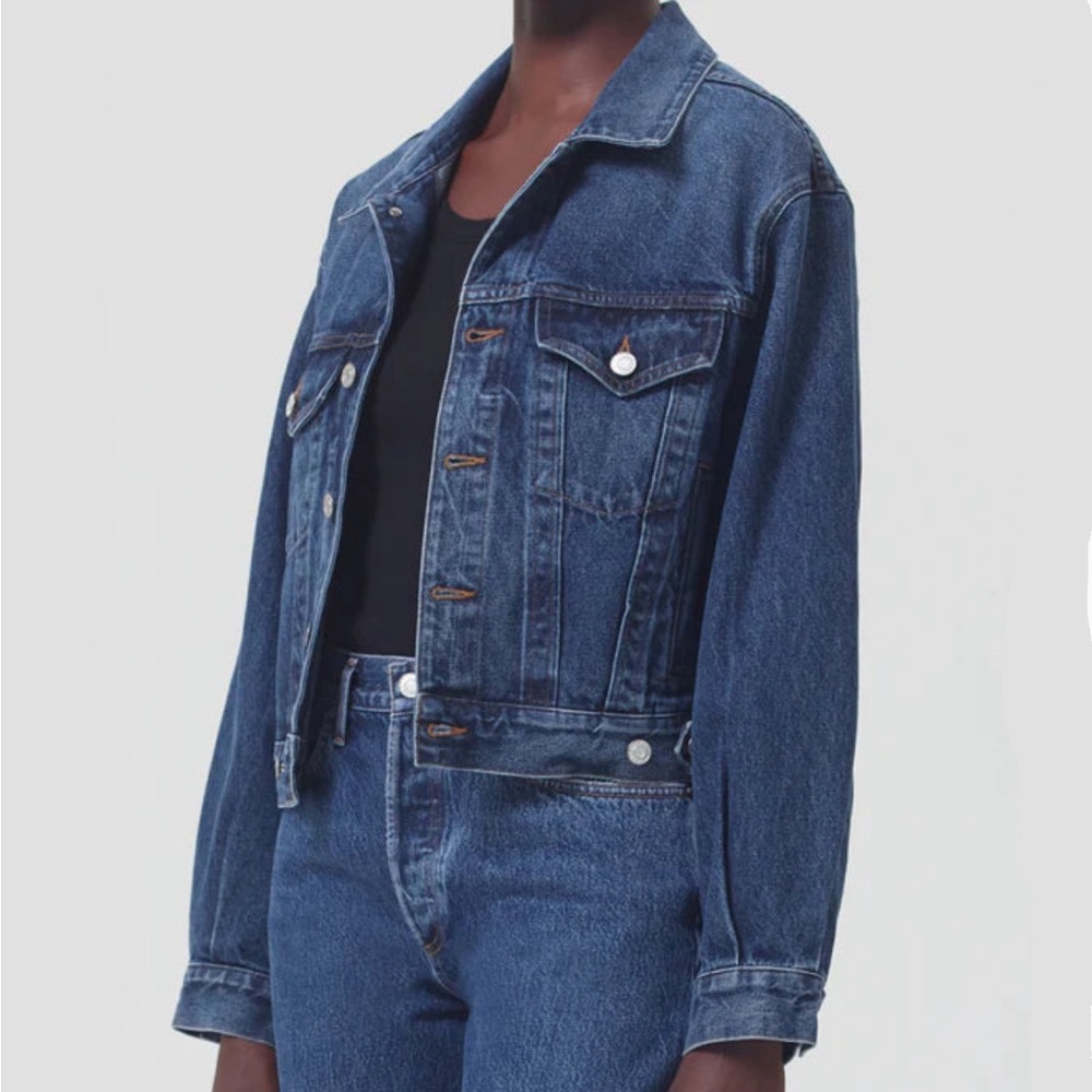 AGOLDE Shrunken Charli Jacket In Filter
